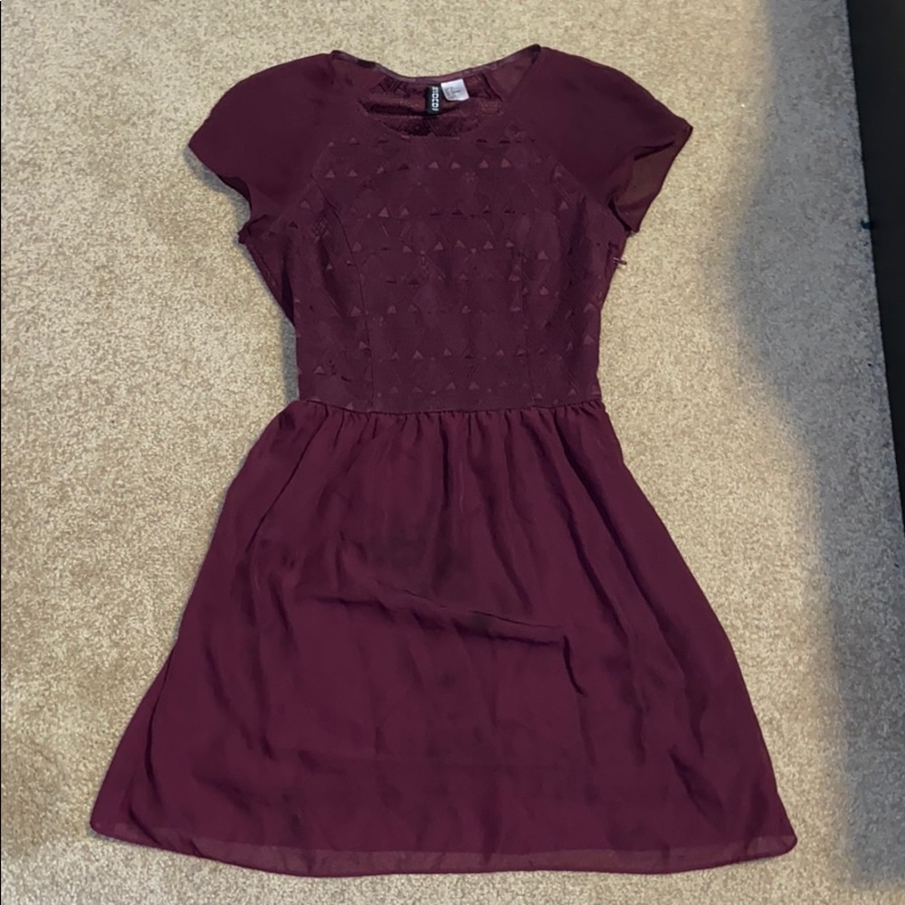 Fancy Maroon Dress